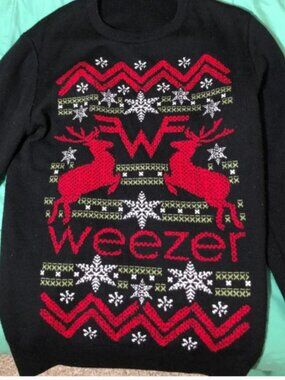RARE Weezer Christmas Sweater